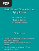 Overview of Suture Patterns in Surgery | PDF | Surgical Suture | Surgery