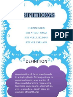 Triphthongs