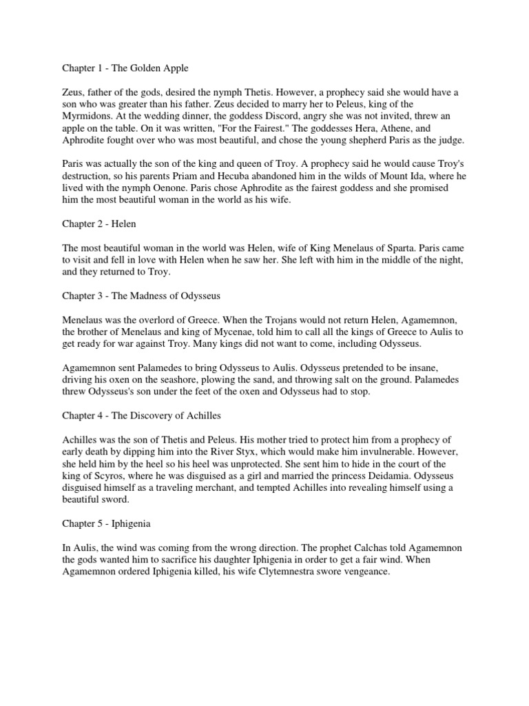 trojan war essay introduction