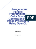 OpenCL Heterogenenous Program For Image Processing - ColorSpace Conversion BGR-HSV, HSV-BGR, BGR-GRAY