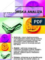 Faktorska Analiza