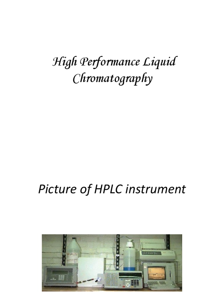 hplc powerpoint presentation pdf