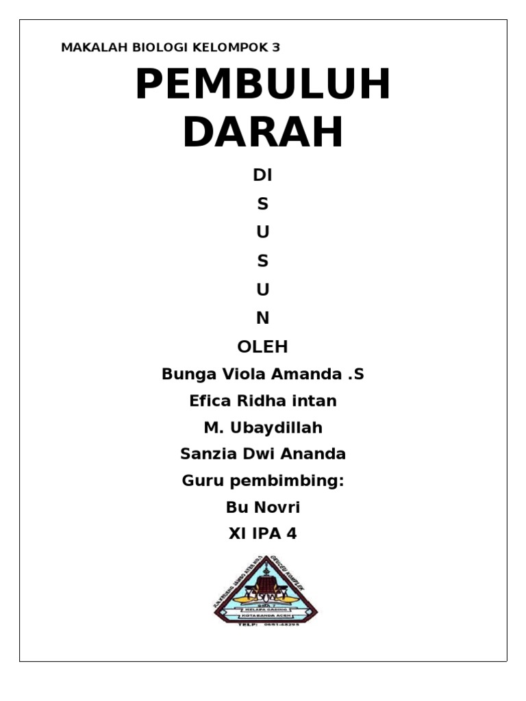 Makalah Biologi PEMBULUH DARAH PDF