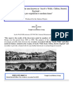 Historical Study of The Area Known As Jacob's Wells, Clifton, Bristol, England - From Pre-Expulsion To Modern Times. by Julian Lea-Jones (C) 1999