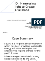 SELCO case analysis
