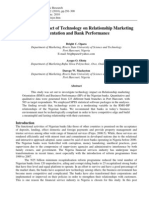 Analysis of Impact of Technology On Relationship Marketing
