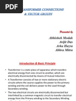 3 phase Transformer vector groups