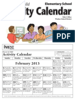 Calendar Elem English
