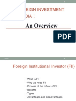 Foreign Investment in India: An Overview