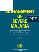 Management of Severe Malaria