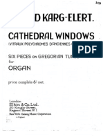 Sigfrid Karg-Elert: Cathedral Windows