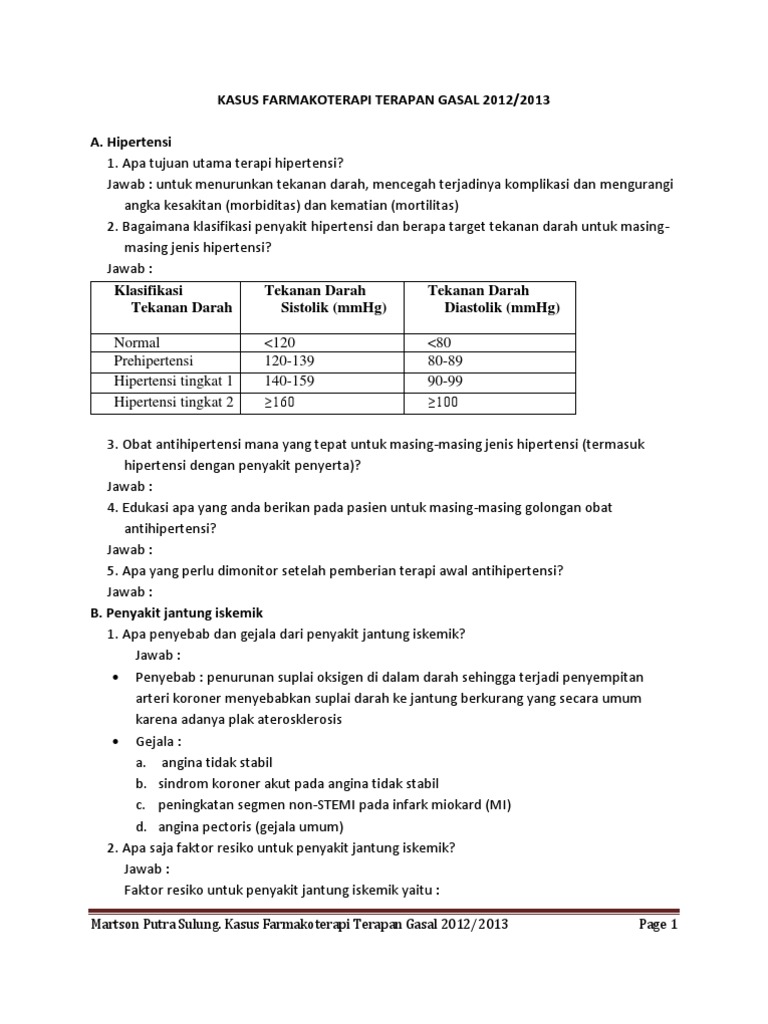 Latihan Soal Gasal Apt Usb