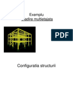 Exemplu de Structura Multietajata in SAP 3d