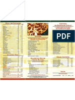 Family House of Pizza and Seafood Menu