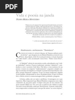 Vida e poesia na janela. ESTUDOS AVANÇADOS 12 (34), 1998
