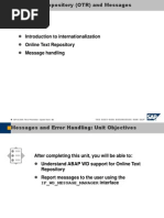 Otr Messages Webdynpro