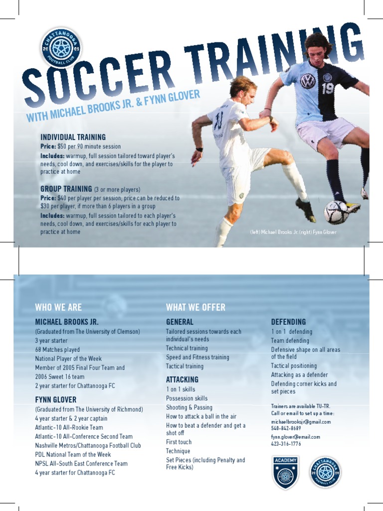 Individual & Group Soccer Training Sessions | PDF