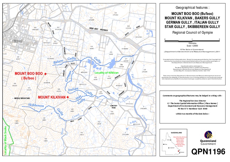 Kilkivan Features Proposal Map PDF Queensland Media Freedom