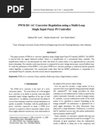 PWM DC-AC Converter Regulation Using A Multi-Loop