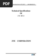 Download  ZTE MF23 3G Wireless WLAN Router Specifications and Datasheet by Lte Mall SN121422570 doc pdf