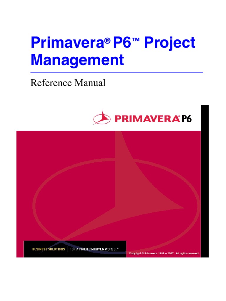 Primavera P6 Tutorial | PDF