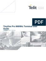 Telit TinyOnePro 868MHz Terminal User Guide r3