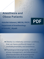 4-Anesthesia and Obese Patients