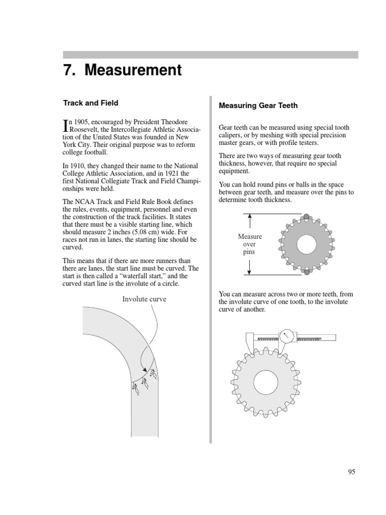 Gear Tooth Measurement Techniques | PDF | Gear | Angle