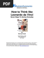 How to Think LikeLeonardodaVinci BIZ