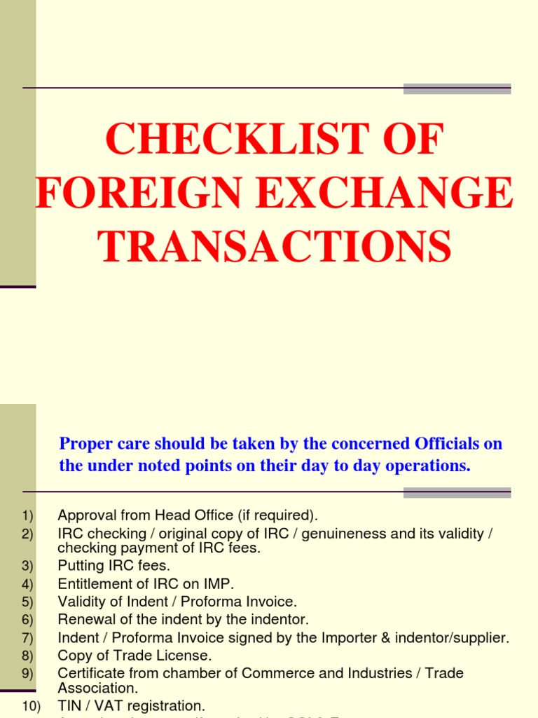 Bengali Bank Letter Checklist | PDF | Bill Of Lading | Invoice