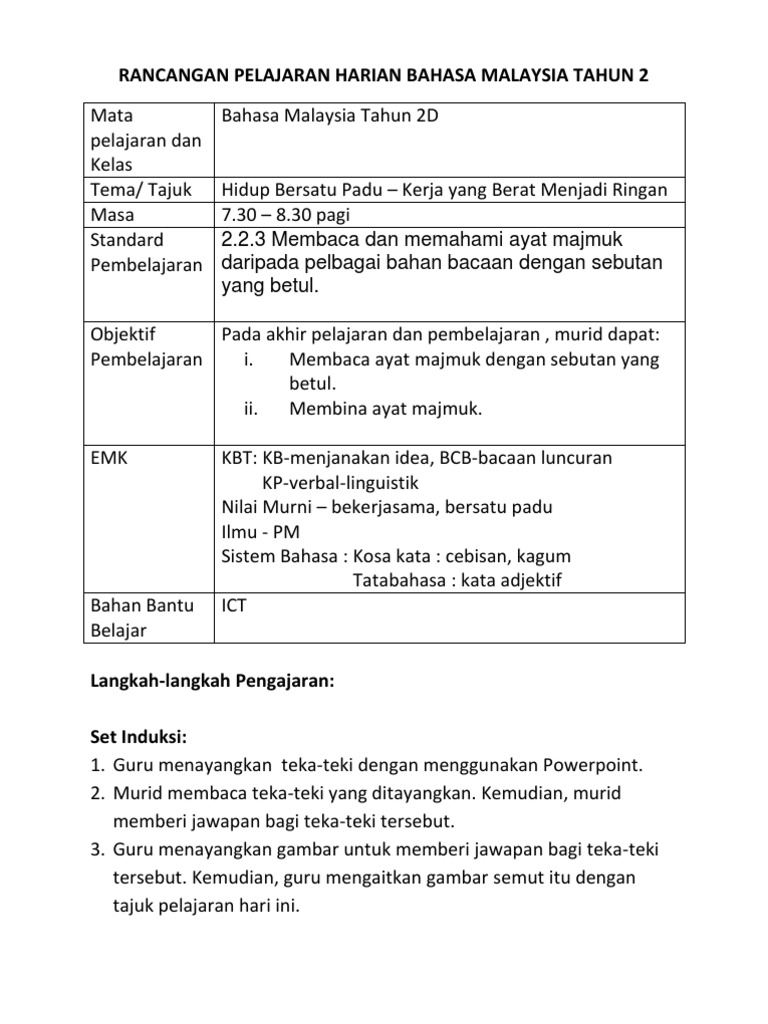 Rph Bm Thn 2 Pdf
