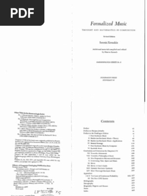 Formalized Music Indeterminism Correlation And Dependence - 