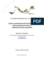 Manejo Interpretacion Registros Indices Reproductivos Ganaderia Doble Proposito