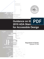 Guidance on the 2010 ADA standards for accessible design