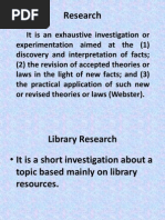 Library Research