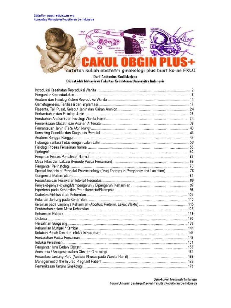 Ebook Obgyn Pdf Kesehatan Reproduksi Keluarga Berencana