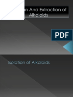 Isolation and Extraction of Alkaloids