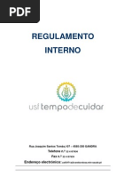 USF - Regulamento Interno 2012