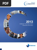 Download Executive Summary 2013 Edelman Trust Barometer by Edelman SN121501475 doc pdf