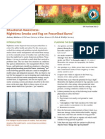 Situational Awareness: Nighttime Smoke and Fog On Prescribed Burns