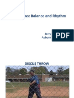 The Throws Balance and Rhythm