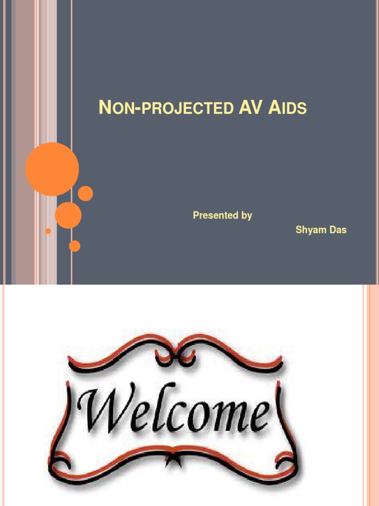 NONPROJECTED AV AIDS, Chart Pie Chart