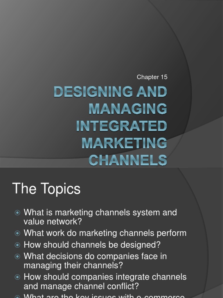 Managing Integrated Marketing Channel | PDF | E Commerce | Retail