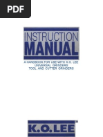 Download KOLee tool grinder owners manual by Jason Bowman SN121540254 doc pdf