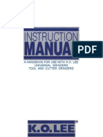 KOLee Tool Grinder Owners Manual