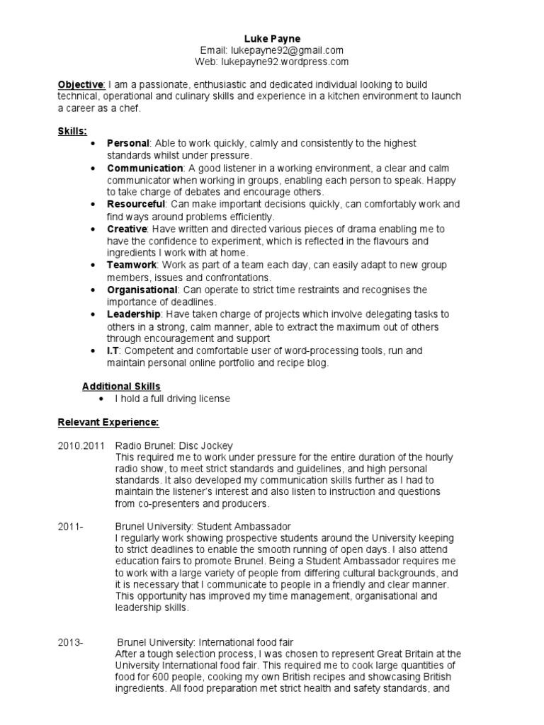 my-trainee-chef-s-cv-pdf-recipe-foods