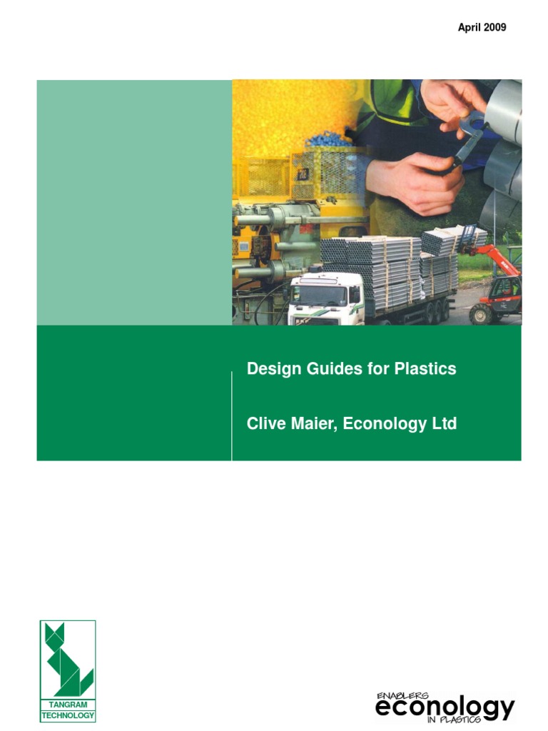 Design Guides For Plastics: April 2009 | PDF | Screw | Recycling