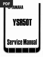 Download 1987 YAMAHA YSR 50T Service Manual by ablond2 SN12154807 doc pdf