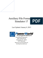 Auxiliary File Format For Simulator 17: Last Updated: January 8, 2013