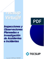 Inspecciones y Observaciones Planeadas e Investigacion de Accidentes e Incidentes.